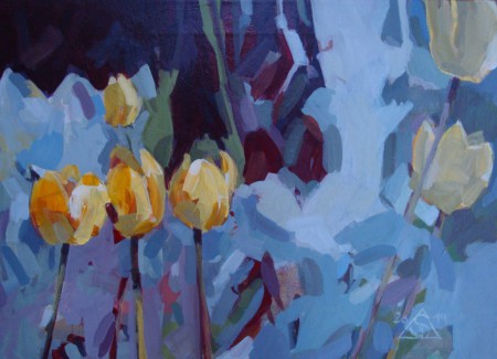 Flower Power - Acryl auf Leinwand